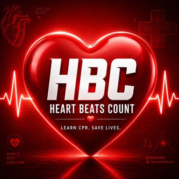 Heart Beats Count encourages our community to learn CPR, build lifesaving confidence, and be prepared to respond quickly when every second truly matters most.